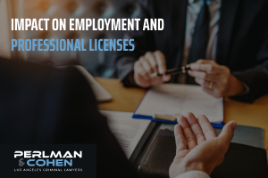 Impact on employment and professional licenses