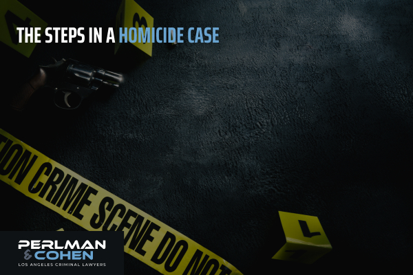 The steps in a homicide case